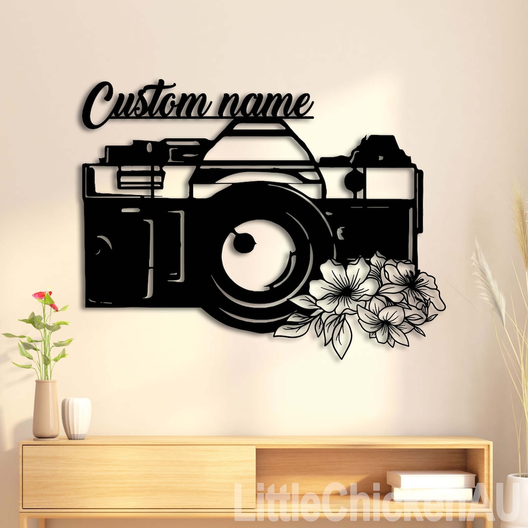 Plaque Murale Métal Vintage « Photographe Knowledge » – 30,5 X 20,3 Cm, étain, Décoration Intérieure Pour Amateurs Photo