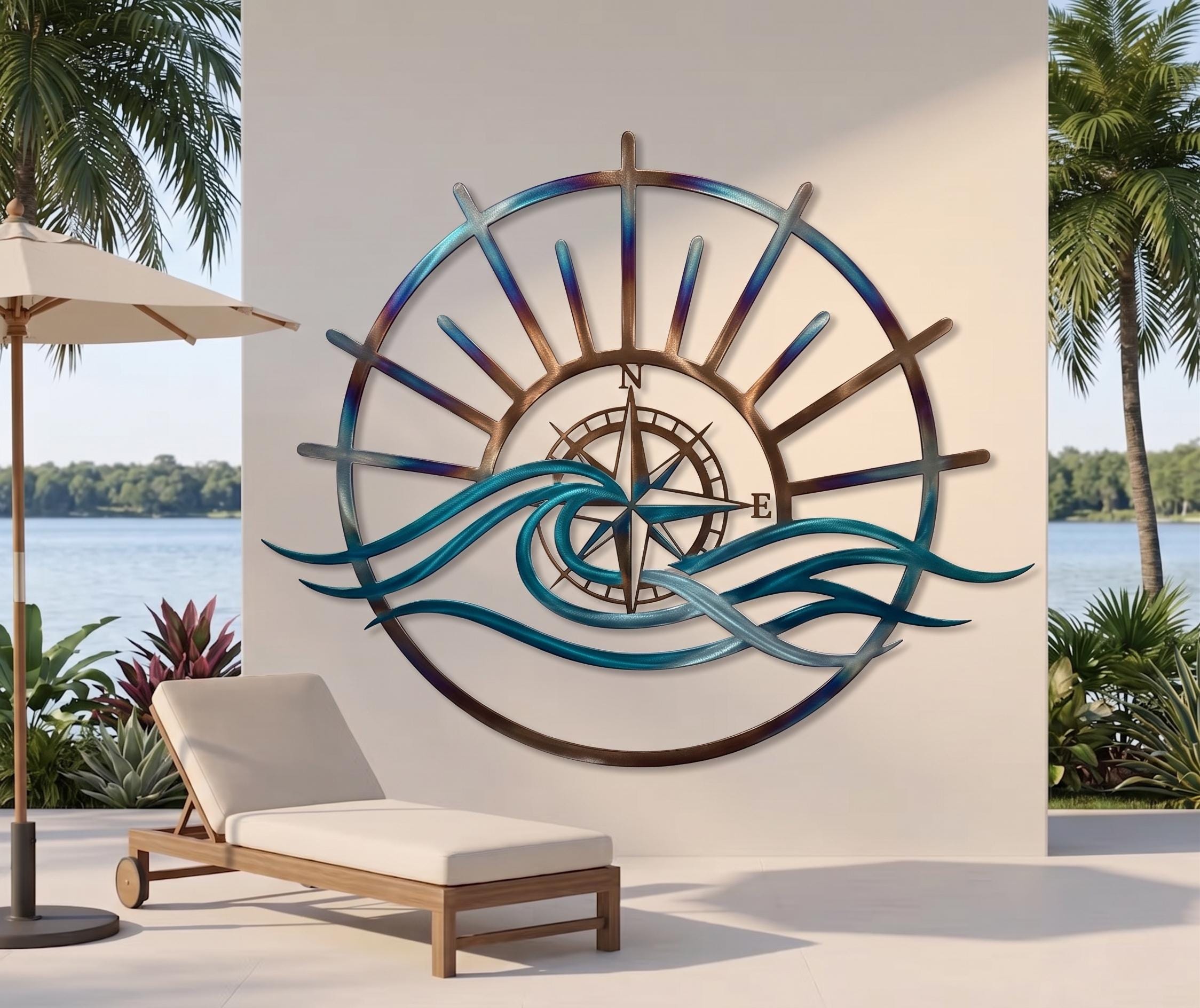 Coastal Compass Wall Art