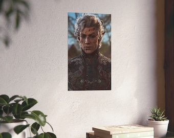 Astarion Poster, High Quality Print, Baldurs Gate 3, Bg3, Astarion, Baldurs gate, Vampire