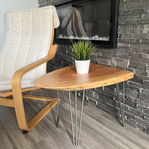 Made to order Live Edge Hairpin Coffee End Table