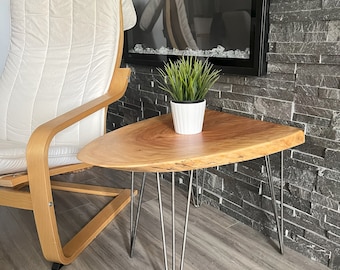 Made to order Live Edge Hairpin Coffee End Table