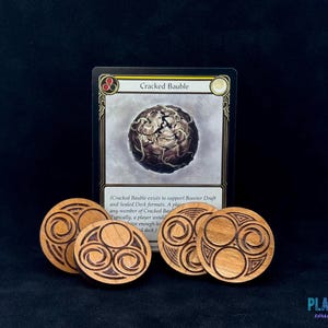 Flesh and Blood - Resource/Pitch Wooden Token