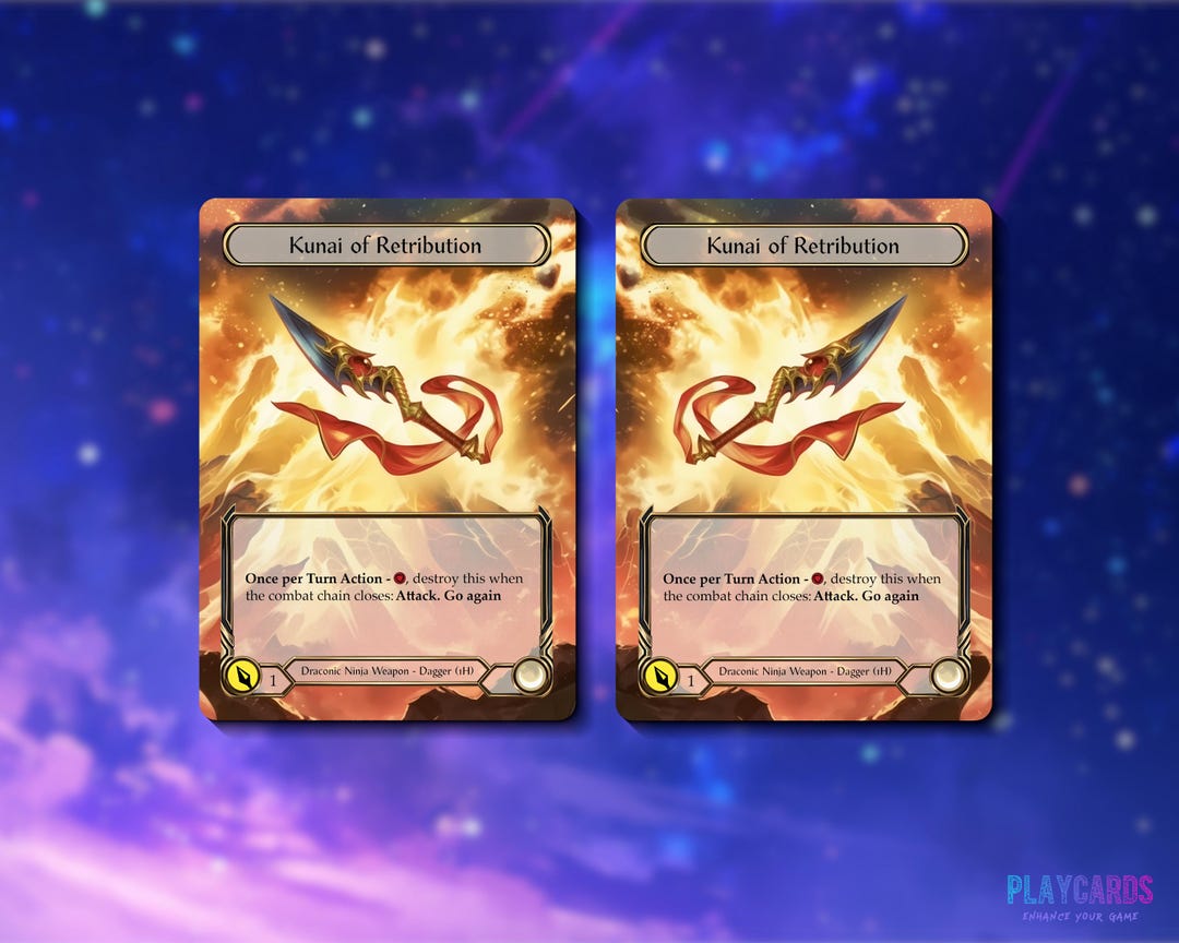 FAB 報復のクナイ/Kunai of Retribution GEM CF英語 Kunai of Retribution - Weapon Alter - Proxies - Flesh and