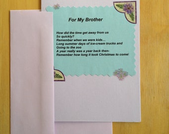 Greeting Card for Brother