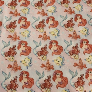 Animated The Little Mermaid Comforter style blanket