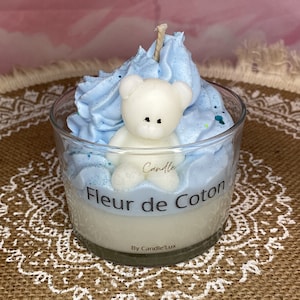 Gourmet-Blumenkerze aus Baumwolle