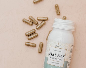 PELYNAS Wormwood Capsules | 100% Pure Lithuanian Wormwood for Traditional Health Support