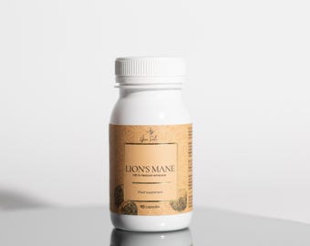 LION’S MANE | Hericium erinaceus Mushroom Capsules