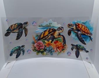 Turtles 16oz UVDTF Cup Wrap