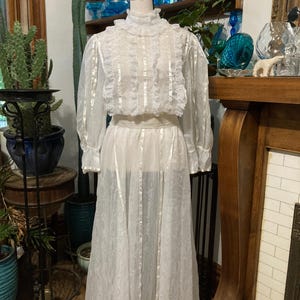 Vestido Gunne Sax - Vestido de novia - Estilo eduardiano - Talla 6