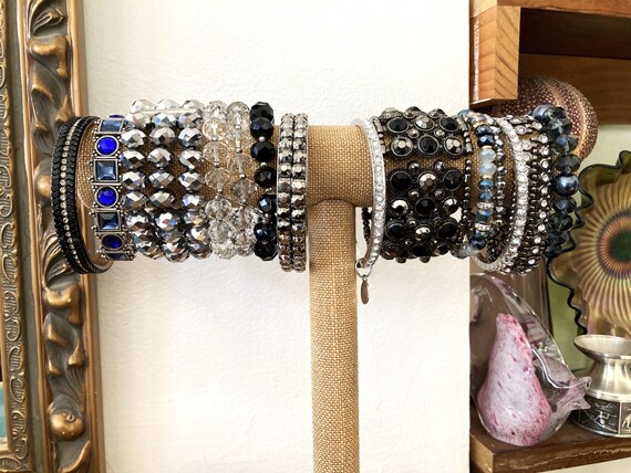 12, Bracelet Stack, Bangles, CRYSTALS - image 1
