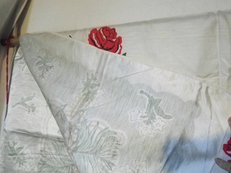 Tablecloth FloralFlowers 50 x 50 Made in Japan