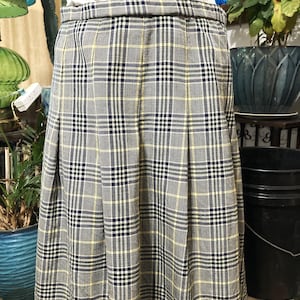 Pendleton Wool Skirt, Size 24, Maxi Skirt, Pendleton Wool Plaid, Made in the USA