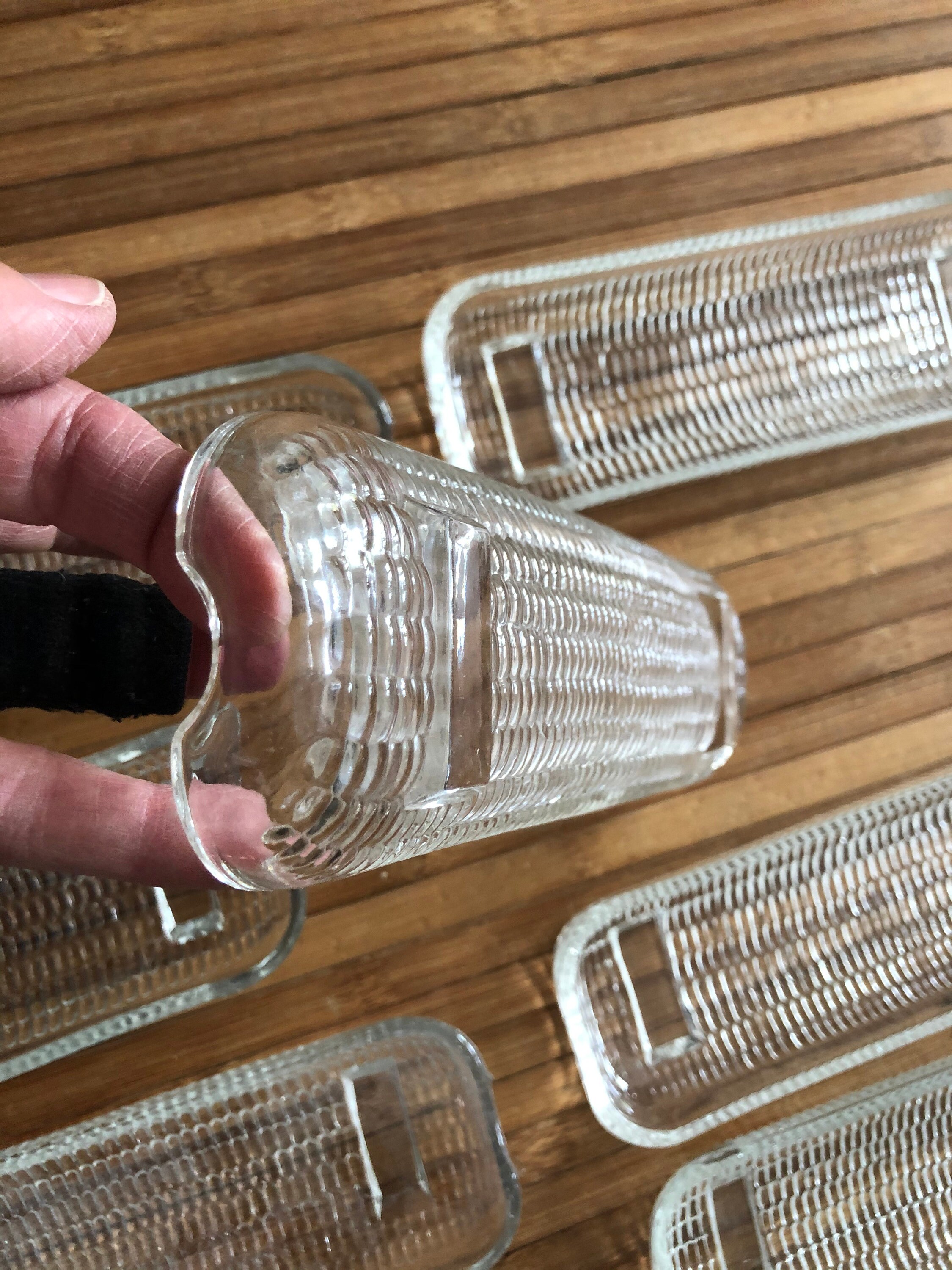 Collectible Glass 8Vintage Corn on the Cob HoldersGlass Corn on the Cob