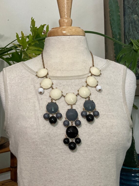 4, Necklace Stack - Silver, Gray, White Necklaces… - image 7