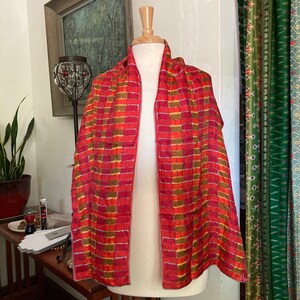 Vera Neumann Silk Scarf / 63 x 15&quot; / Long rectangle Scarf