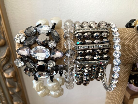 9, Bracelet Stack, Bangles, Gold, Silver, Black, … - image 2