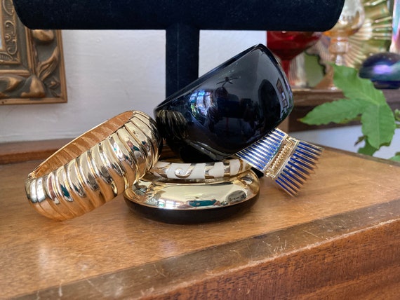 5, Bangles Stack, CLAMPER Bracelet, Small wrist, … - image 2