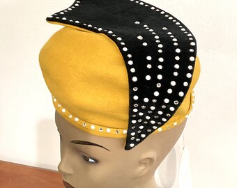 Jack Mcconnell Boutique HAT/ NWT/ 80s Size M / OOAK /Statement Hat / Couture Designer / Runway