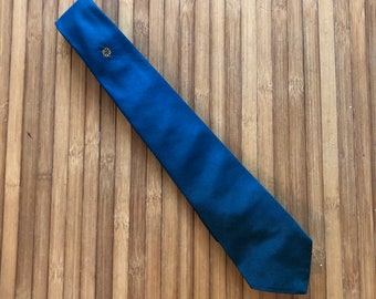 Vintage Necktie/Sharkskin /Skinny Necktie/ Blue Green Sharkskin/50s Necktie/John Gerber Department Store/Lost Memphis