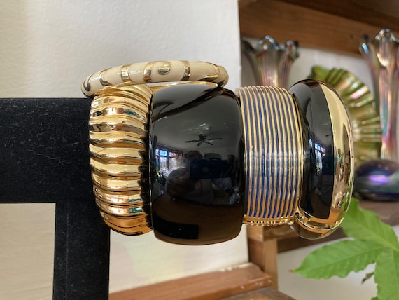 5, Bangles Stack, CLAMPER Bracelet, Small wrist, … - image 1