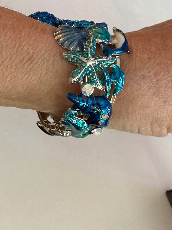 8/Bracelet Stack /Crystal Bracelets/BLUES /Bracel… - image 4