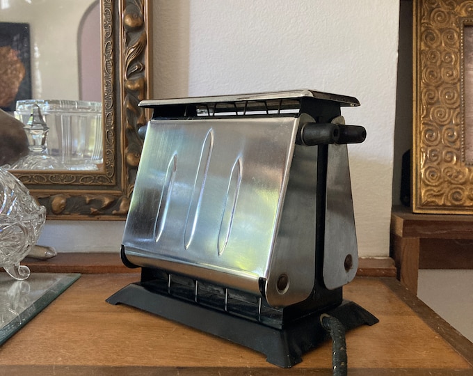 Antique Toaster/ IT WORKS /vintage 1920s Turnover Toaster Etsy
