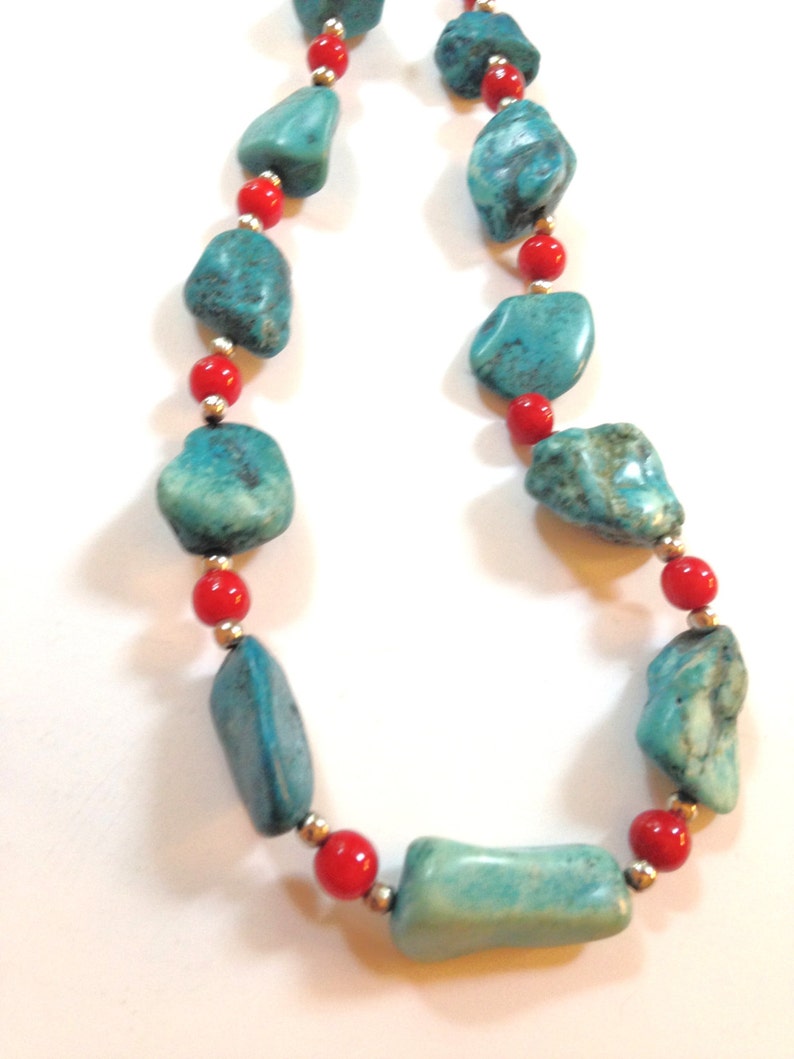 3Turquoise Necklace Necklace Lot Mother of Pearl Blue Necklace Boho Necklace LOT BLKMOP