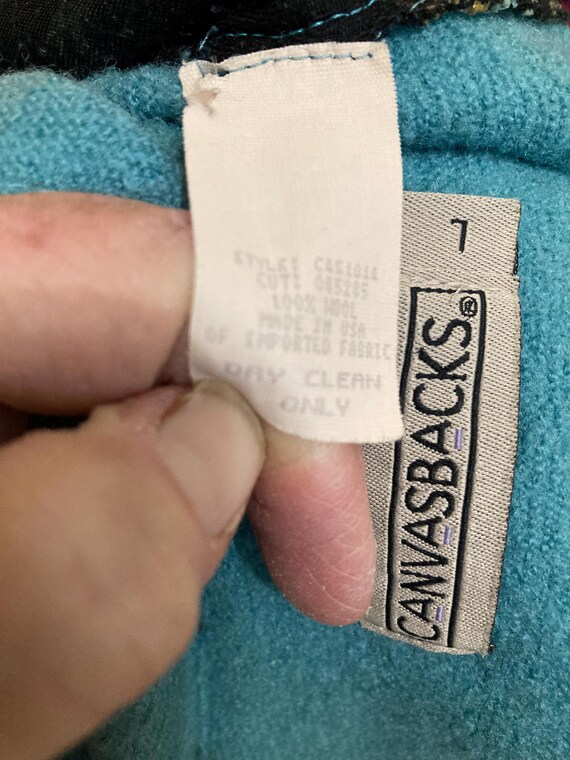 Patchwork Jacket, Wool Jacket, Size 8, BOHO Jacke… - image 8