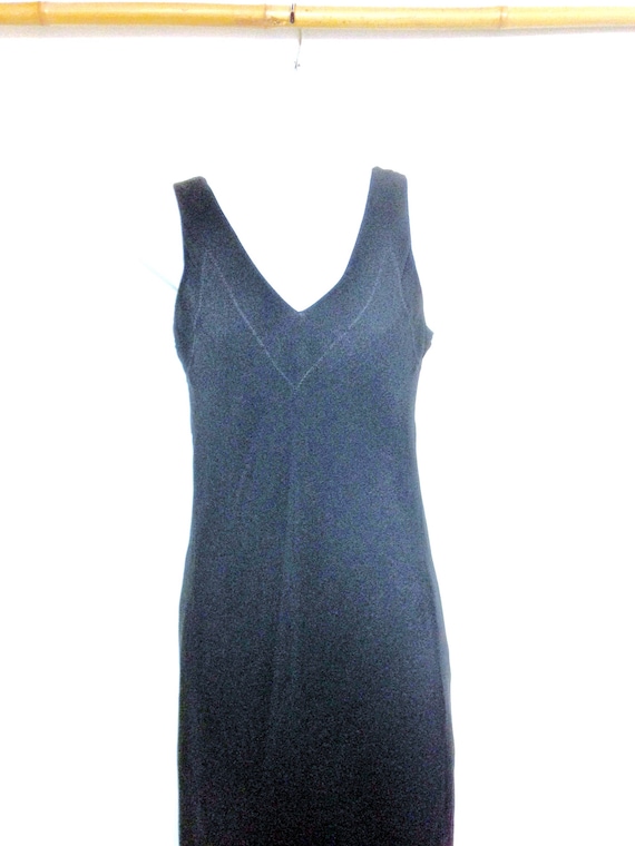 Black Silk Slip Dress, Little Black Dress, Size 0,