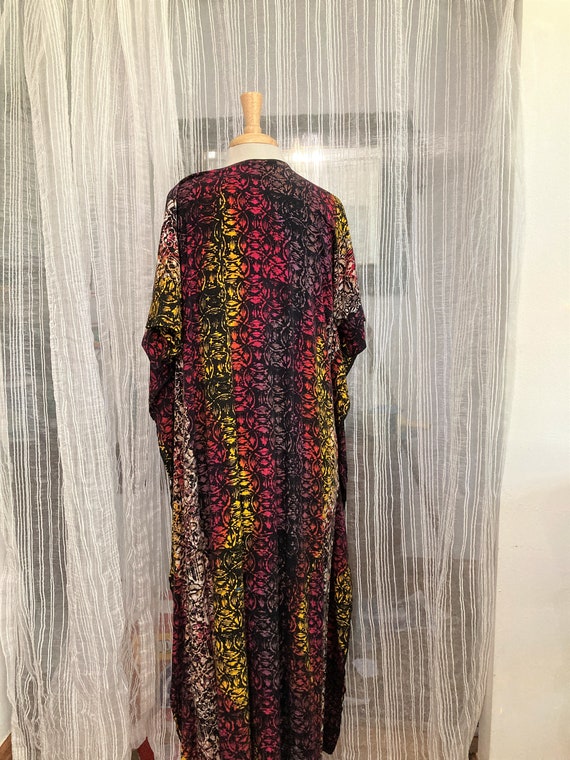 Kaftan / Size L/ BATIK Print /Boho / Maxi dress