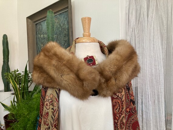 Tippet muffler mink tail - Gem