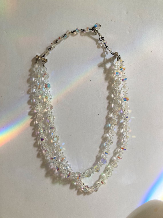 Vintage Laguna Crystal Necklace / Swarovski Crysta