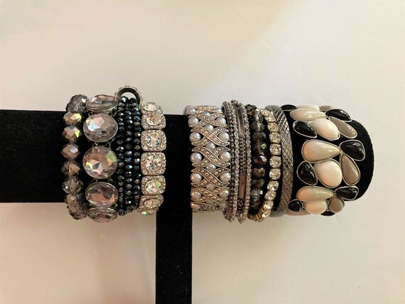 13/Bangle Stack /Crystal Bracelets/  iris apfel, … - image 2