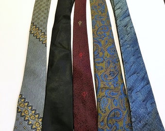 5/ Vintage Necktie Lot /50s SKINNY Necktie / Vintage 50s Ties / Vintage Necktie Lot