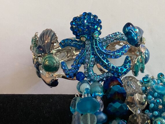 8/Bracelet Stack /Crystal Bracelets/BLUES /Bracel… - image 2