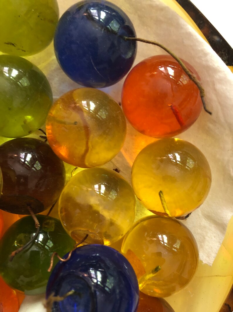 30//lucite Grapes//50s Lucite Grapes//resin Grapes//resin Etsy