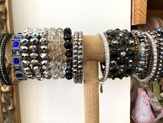 12, Bracelet Stack, Bangles, CRYSTALS - image 2