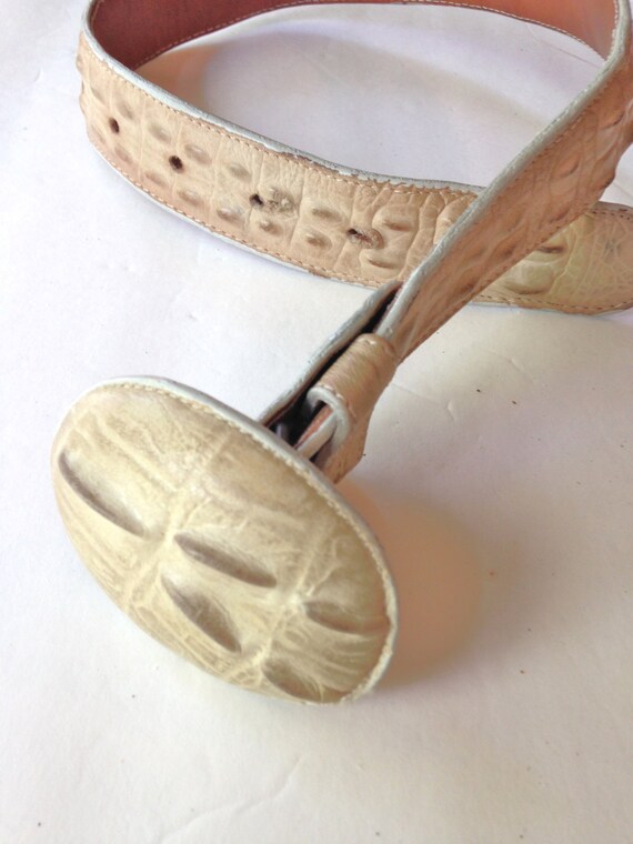 Python //Belt // Leather //Vintage //Mexico// Size XS Etsy