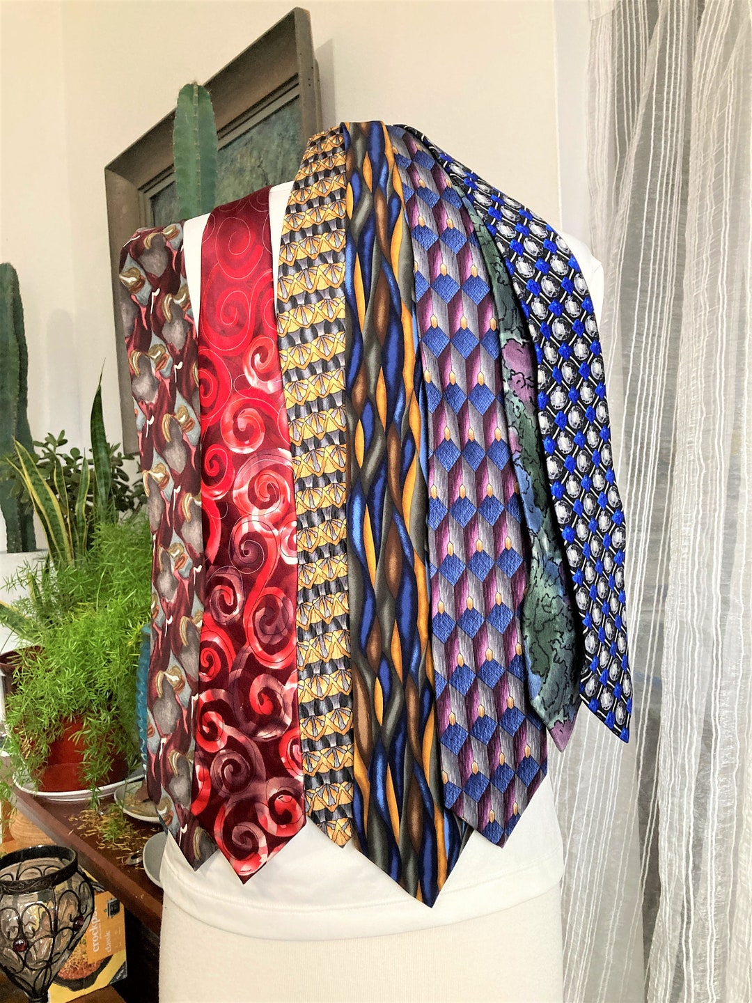 7/jerry Garcia Neckties/ Cocktail Collection/ Silk Neckties - Etsy