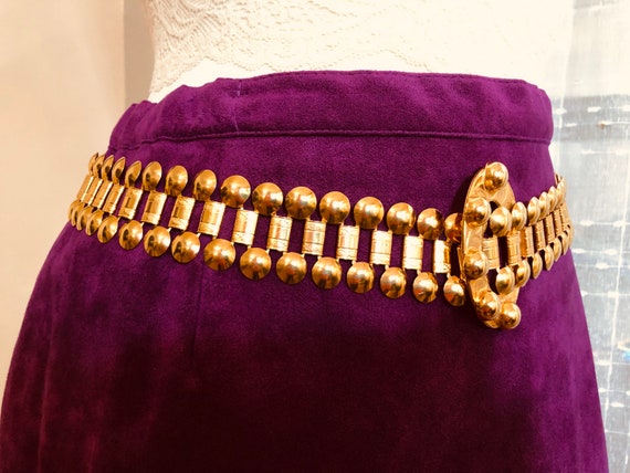 50s//Gold Chain Belt//Gold Belt//Chain Belt//Vinta