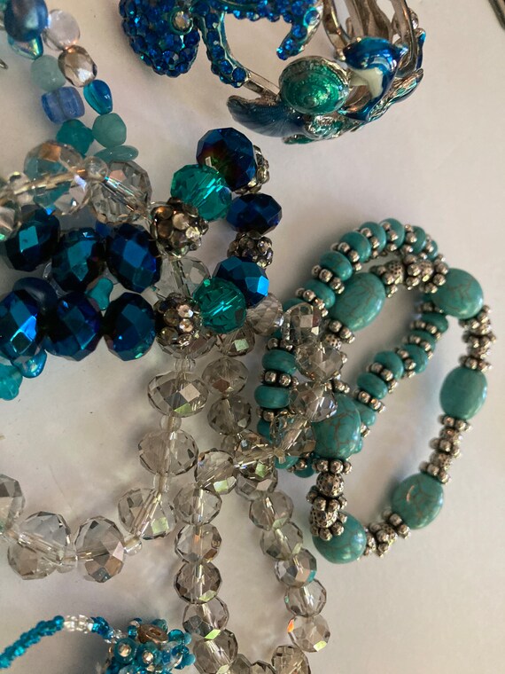 8/Bracelet Stack /Crystal Bracelets/BLUES /Bracel… - image 8
