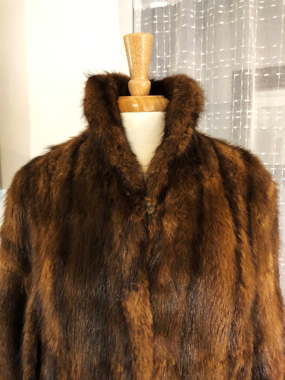 Mink Fur Cape, Size 6 to 8, Mink Capelet, 50s Fur… - image 2