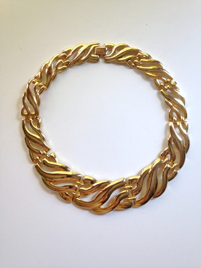 Gold Chain Necklace Gold Link Metal Hip Hop