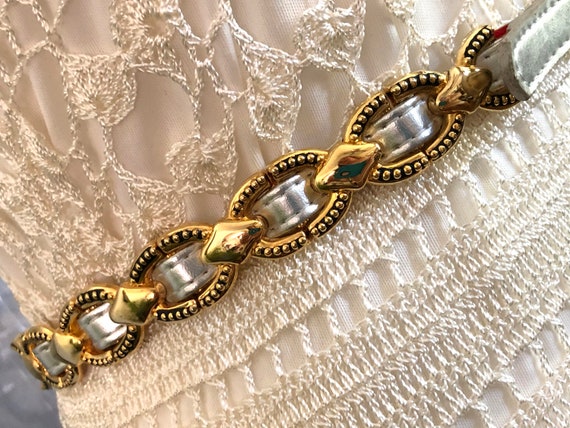Gold Concho Belt//Silver Leather Belt//80s Belt//S