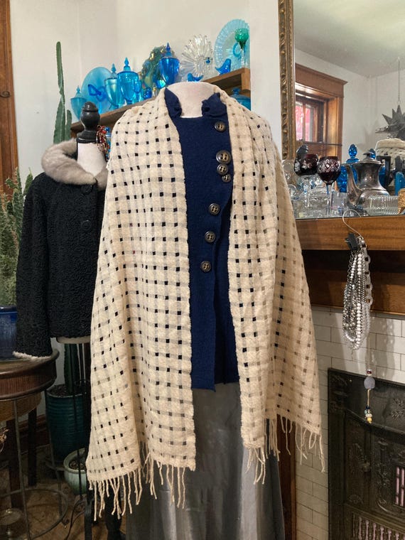 Woven Wool Scarf Helen Welsh Made in Italy Ireland