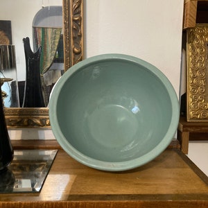 York stoneware, York pottery bowl, Vintage York Mixing Bowl, Antique Dough Bowl, Farmhouse Bowl, York Blue pottery bowl
