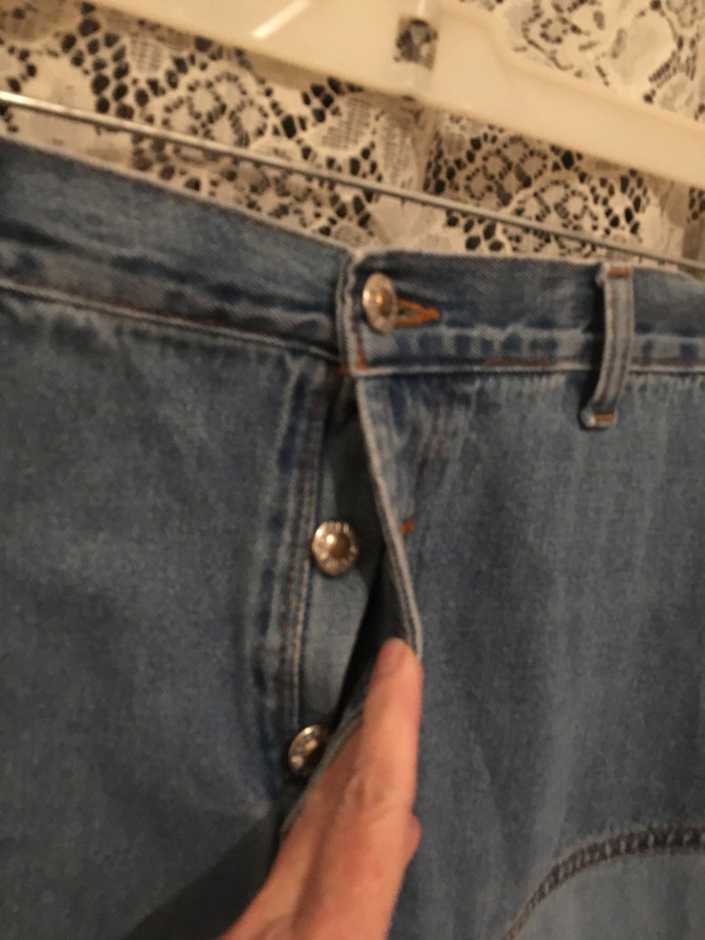 80sSkirtPatchwork Denim Skirt Size 10High Waist