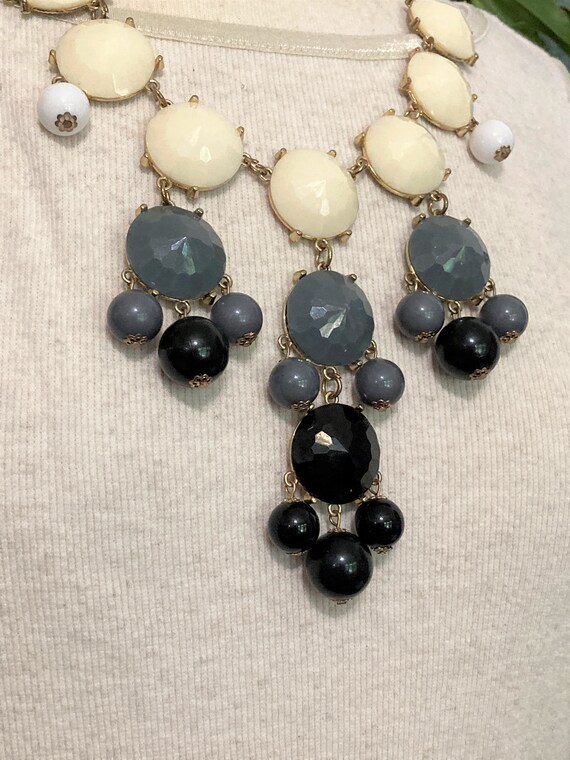 4, Necklace Stack - Silver, Gray, White Necklaces… - image 8