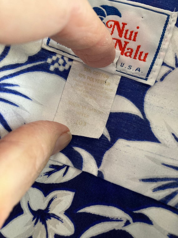 Vintage Hawaiian Shirt / Size L/ Made in Hawaii /… - image 6